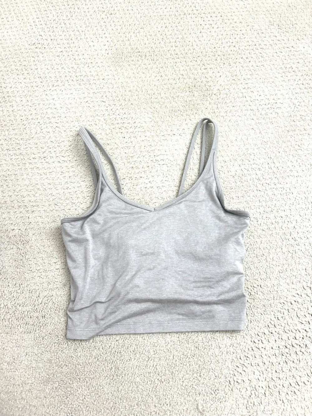 Halo Performance Tan/Beige Crop Vuori Tank